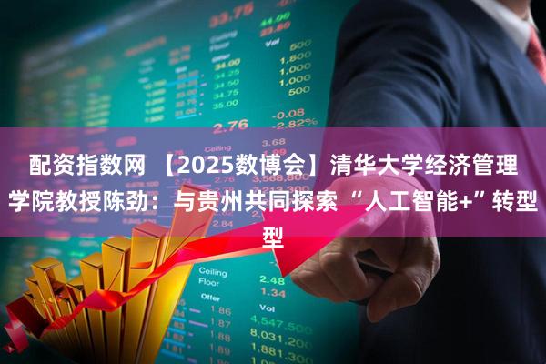 配资指数网 【2025数博会】清华大学经济管理学院教授陈劲:与贵州共同探索 “人工智能+”转型